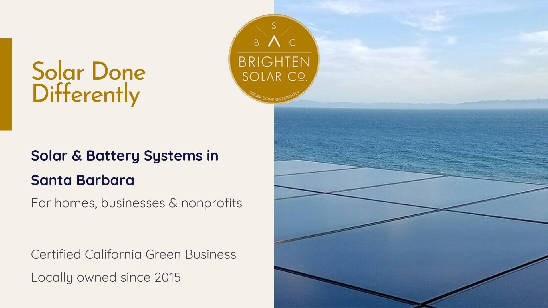 Santa Barbara Solar Installation | Award-Winning Local Company